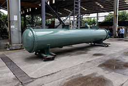 大型工业换热器漏水，恒迅建议现地维修