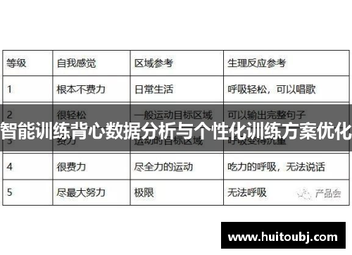 智能训练背心数据分析与个性化训练方案优化